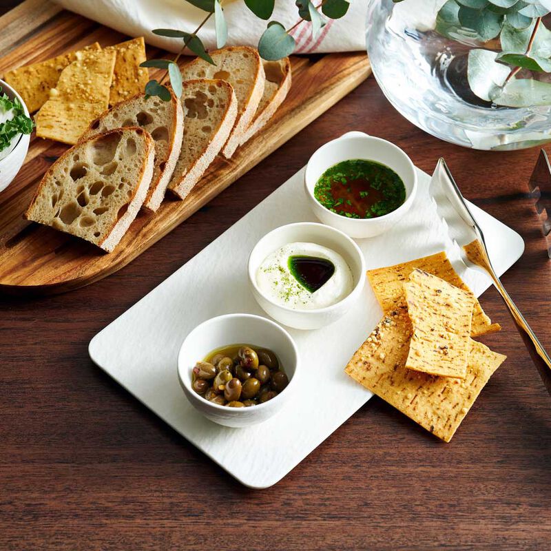 Villeroy & Boch Manufacture Rock Blanc Dip Bowl Set, 4Pcs image number 1