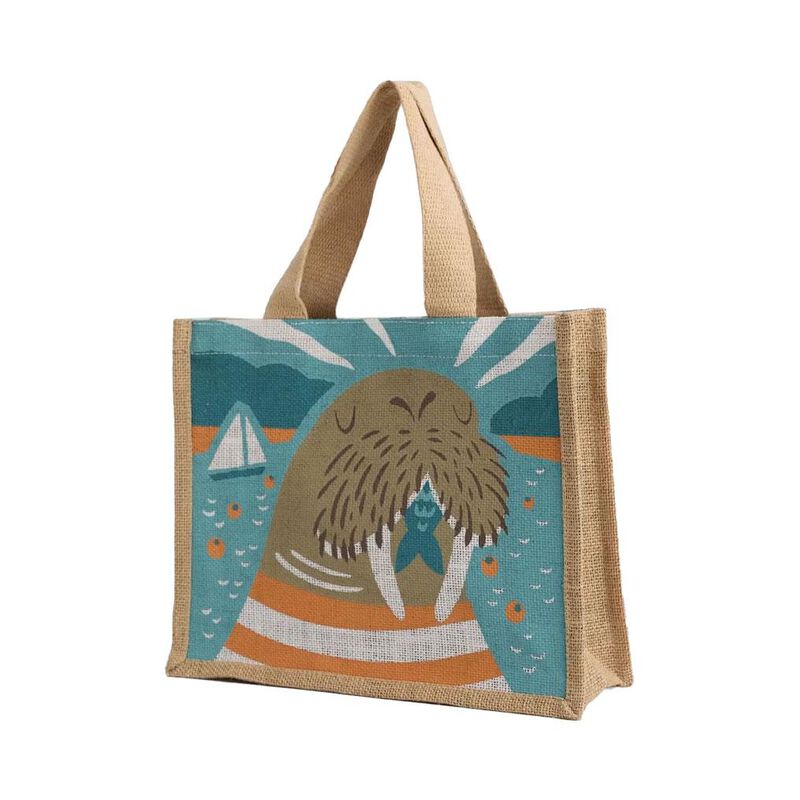 Seasalt Cornwall Cute Jute Wally The Walrus Rockpool image number 0