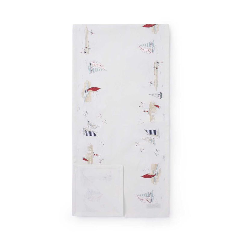 Sophie Allport Table Runner Scene Coastal Boats image number 0