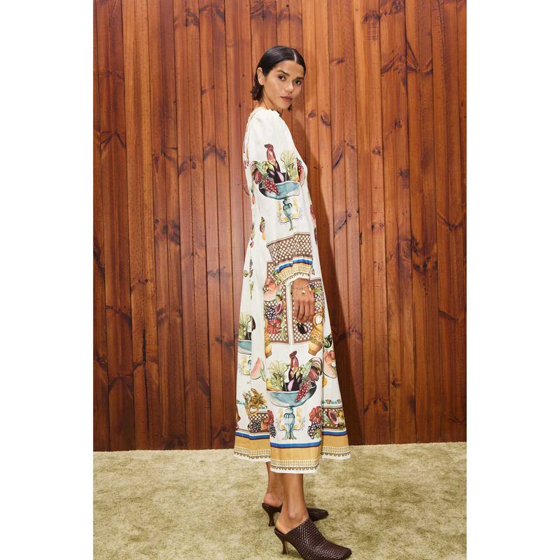 ALÉMAIS Mercado Midi Dress image number 3