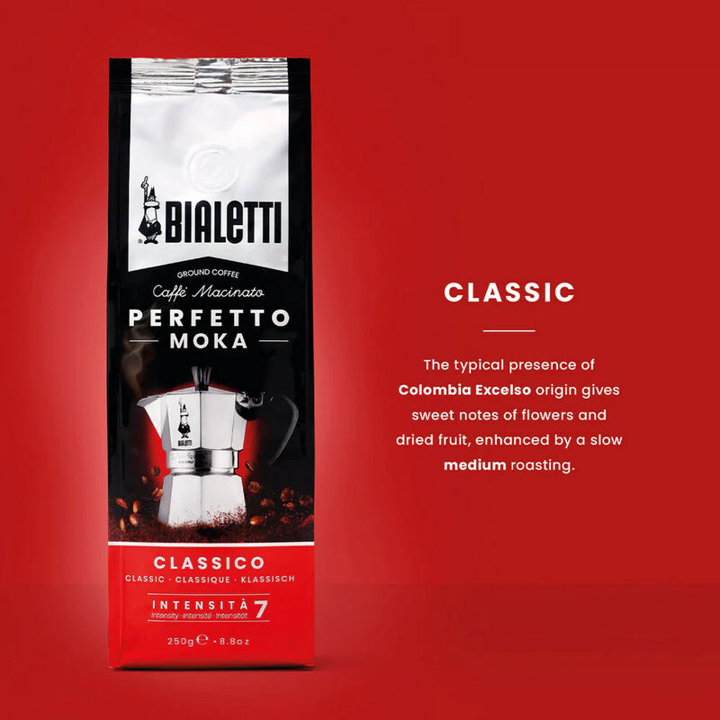 Bialetti Perfetto Moka Intensity 7 Classico 250g image number 1