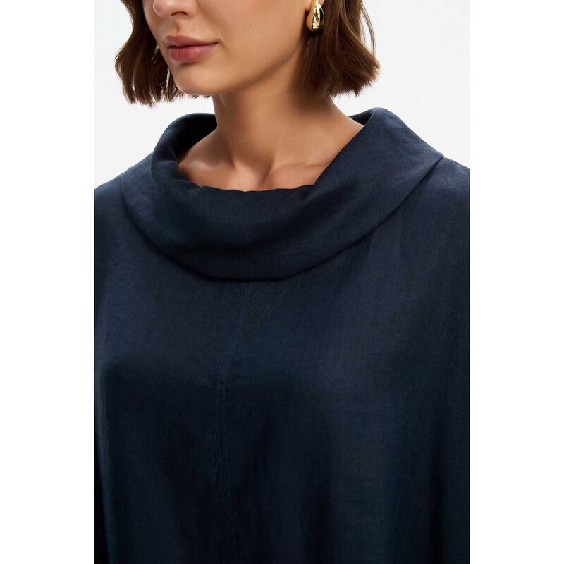 TIRELLI Funnel Neck Boxy Top image number 10