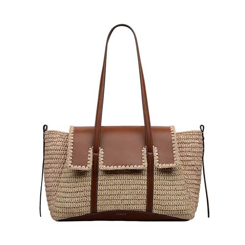 Radley The Chancery Raffia Medium Flapover Shoulder