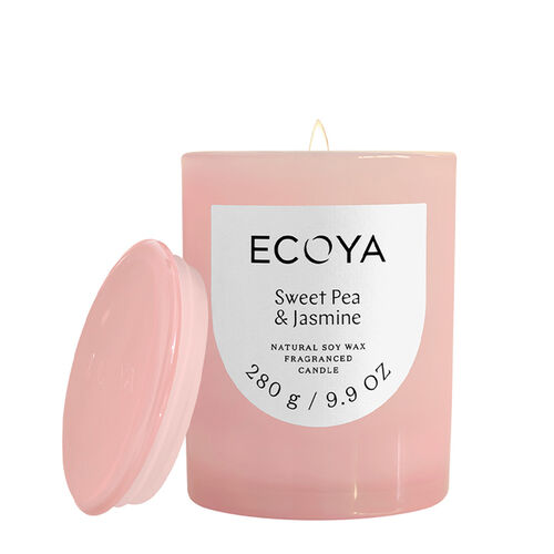 ECOYA Metro Candle Sweet Pea & Jasmine 280g