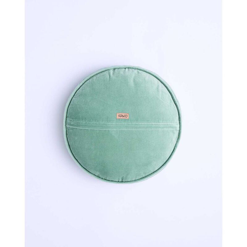 Kip&Co Pistachio Velvet Pea Cushion image number 1