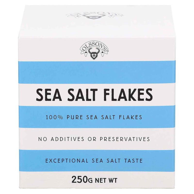 Olsson&rsquo;s Sea Salt Flakes Refill Cube Box 250g image number 0
