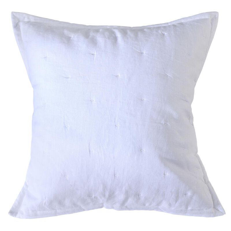 MM Linen Laundered Linen Quilted Euro Set Of 2 image number 1