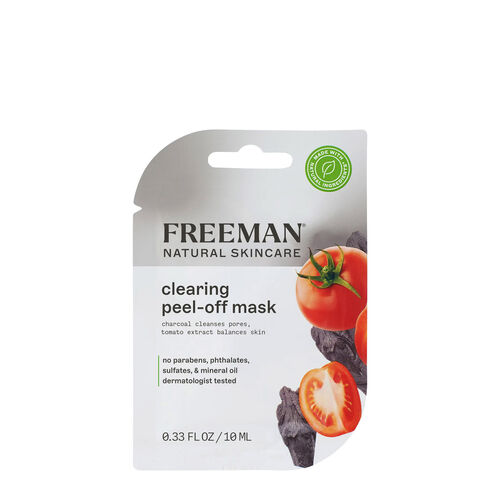 Freeman Naturals Clearing Peel-Off Mask Sachet - Charcoal & Tomato