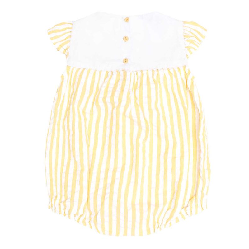 Huxbaby Flower Field Stripe Playsuit image number 3