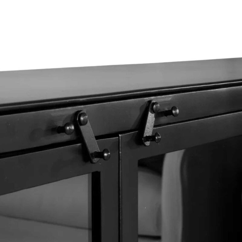 French Country Monroe Iron & Glass Sideboard image number 1