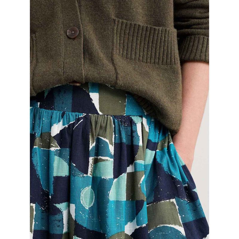 Seasalt Cornwall Mevagissey Skirt Penwith Abstract Emulsion image number 3