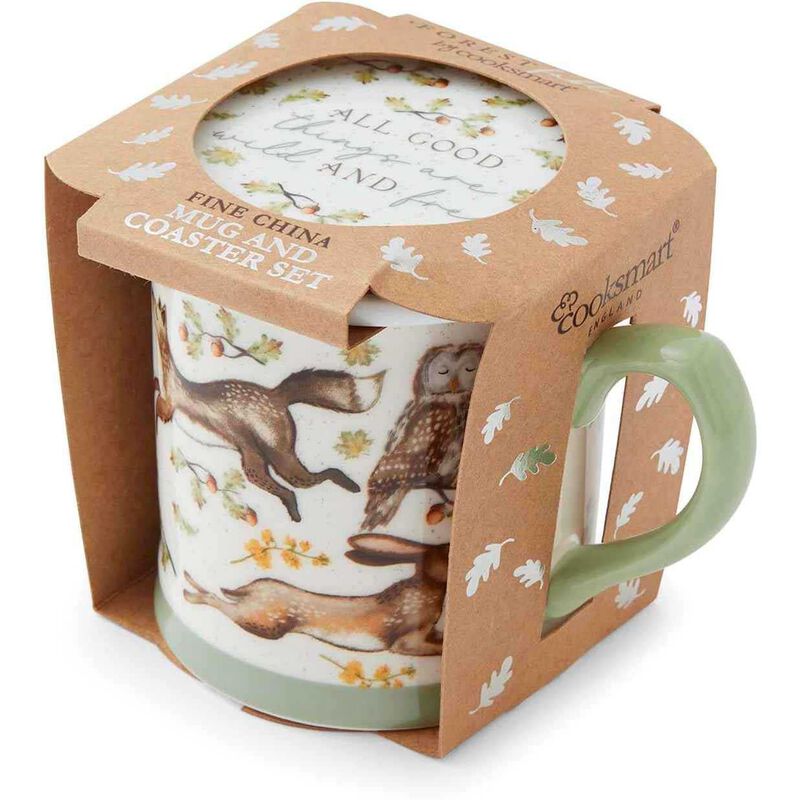 Cooksmart Forest Fable Mug & Coaster Set image number 1
