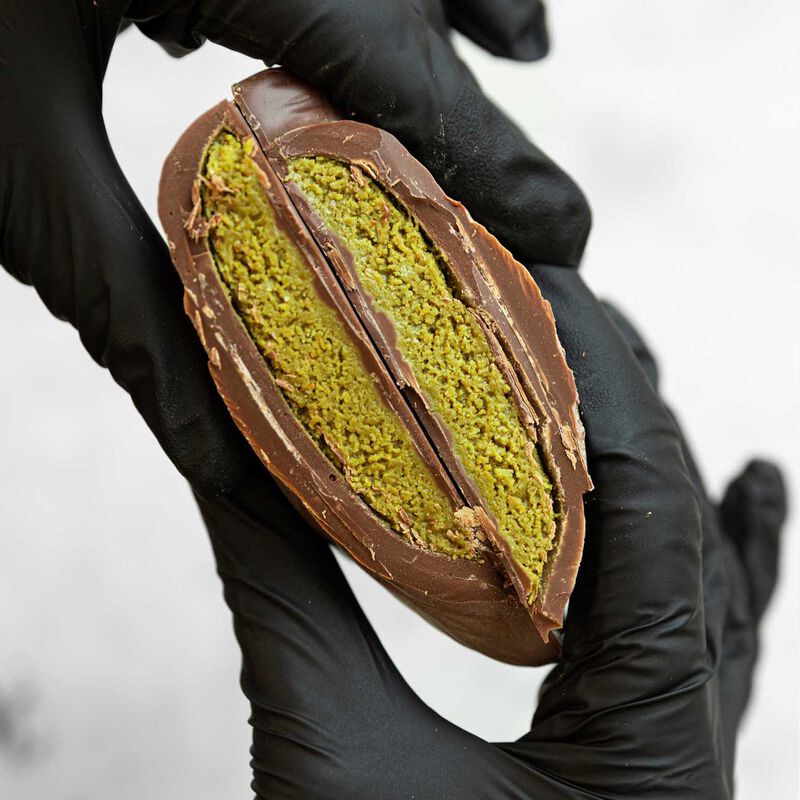 House of Chocolate Pistachio Knafeh Christmas Tree image number 1