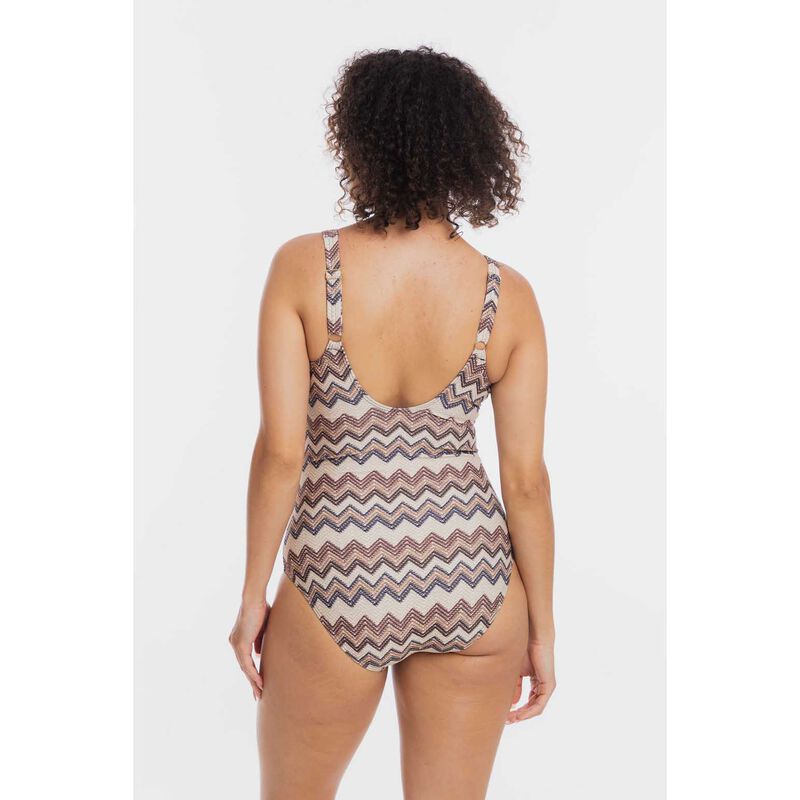 Togs Chestnut Cross Over Swimsuit image number 1