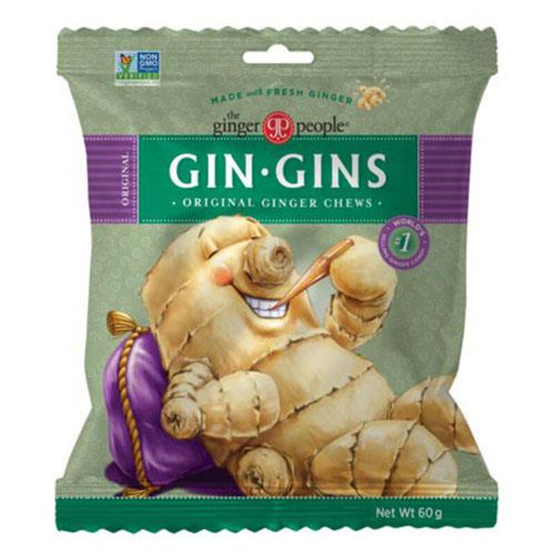 Ginger People Gin Gins Original Chewy Ginger Candy 60g image number 0
