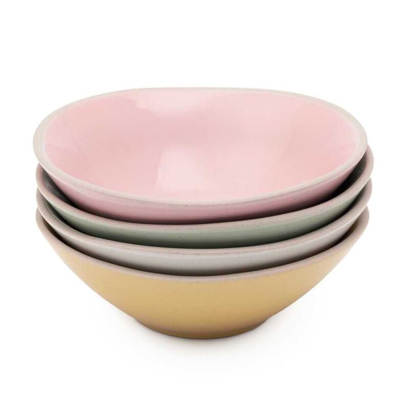 Jamie Oliver Big Love Stoneware 13cm Little Bowls Assorted Set Of