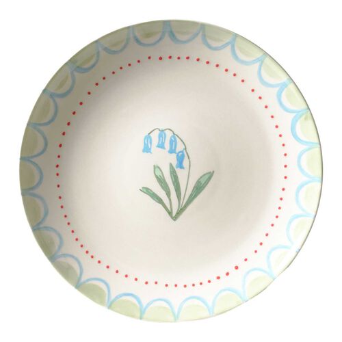 Robert Gordon Cake Plate 32cm - June's Garden Blue Bell