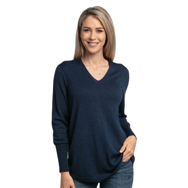 Royal Merino Classic High V Jumper image number 4