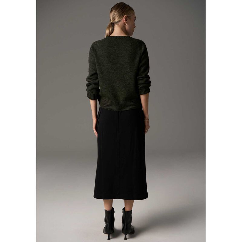 POL Bennet Lurex Cable Knit Jumper image number 1