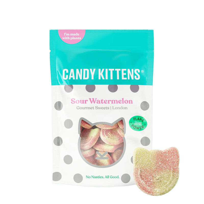 Candy Kittens Sour Watermelon Gummies 54g image number 0