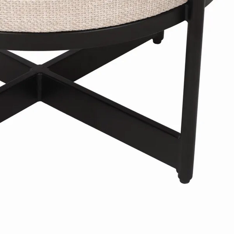 Capulet Neave Round Ottoman image number 3