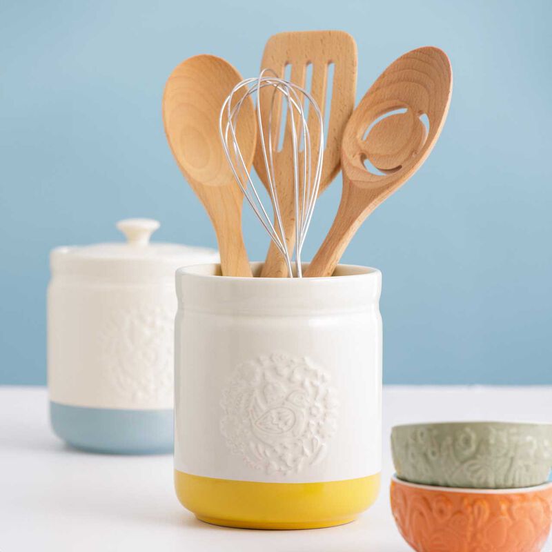 Mason Cash Home To Roost Utensil Pot 12.5x15cm image number 1