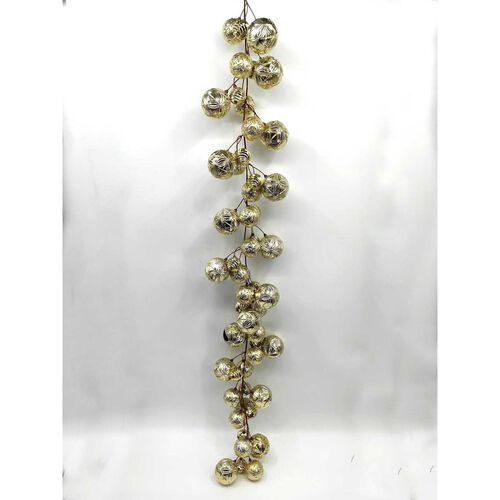Texture Xmas Bauble Garland 200cm
