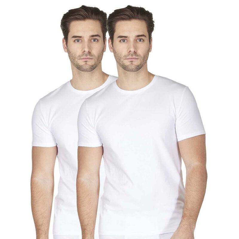 Haigman Cotton Elastane T-Shirts - 2 Pack image number 5