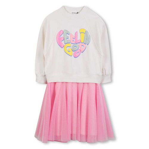 Billieblush Puff Print Dress 3Y-6Y
