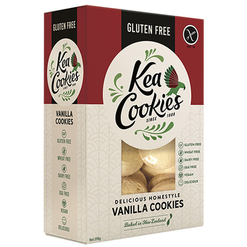 Kea Cookies GF Vanilla 250g image number 0