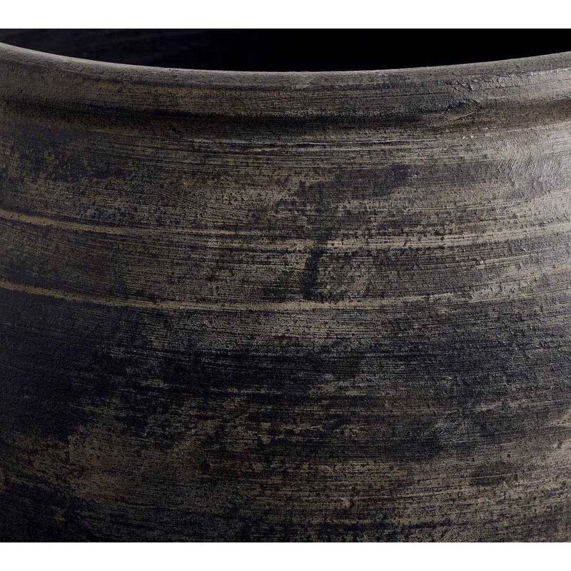 Pottery Barn Tuscany Planter Collection 24cmD Medium Black image number 1