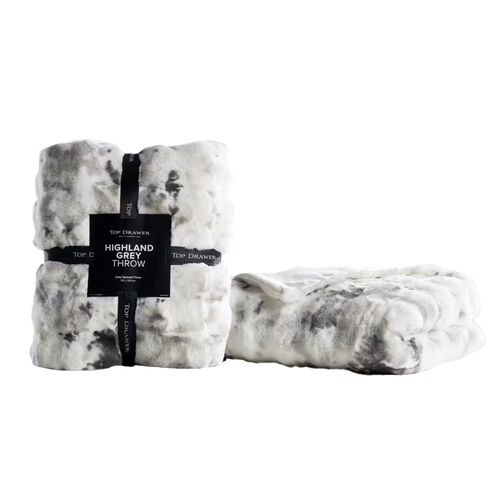 Top Drawer Highland Fur Throw 150x200cm
