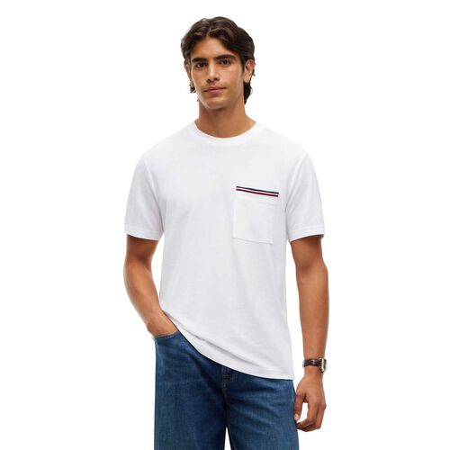 Tommy Hilfiger Global Stripe Pocket Pique T-Shirt