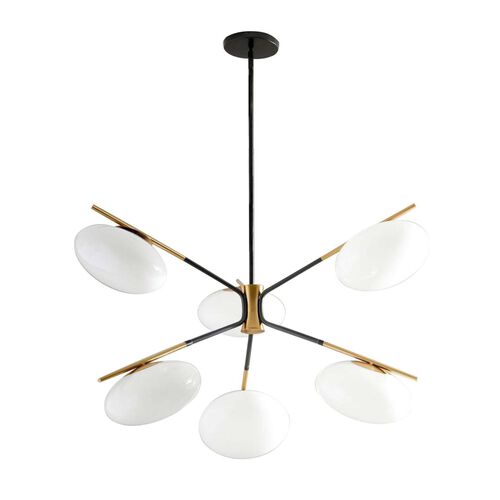 West Elm Champignon Chandelier 6 Light
