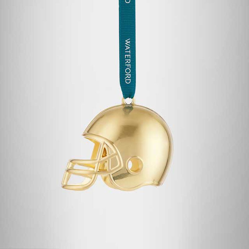 Waterford Football Helmet Golden Ornament image number 3