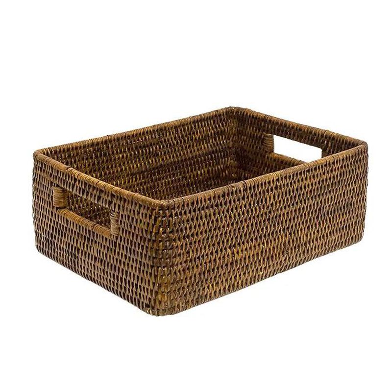French Country Coco Small Rect Storage Basket image number 0
