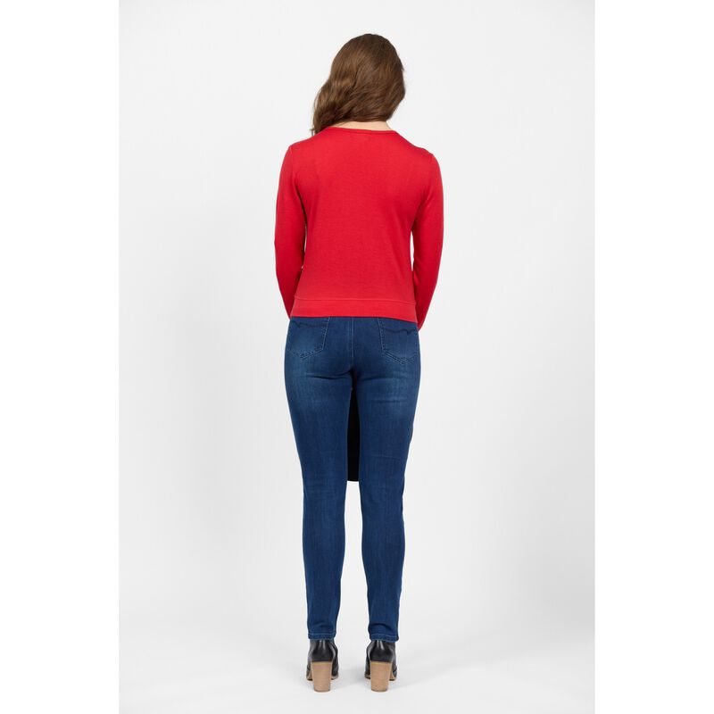Vassalli 100% Merino Cropped Cardi image number 1