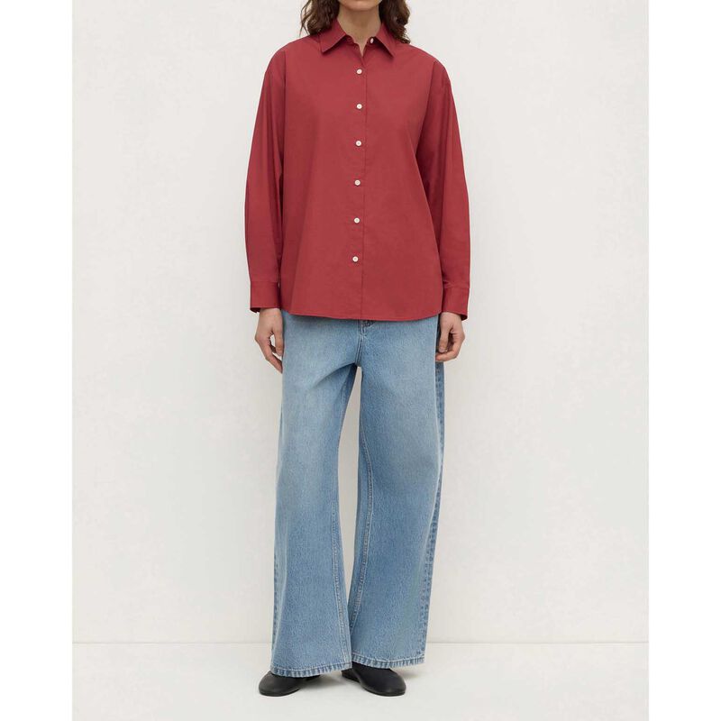Assembly Label Micha Poplin L/S Shirt Raisin image number 3