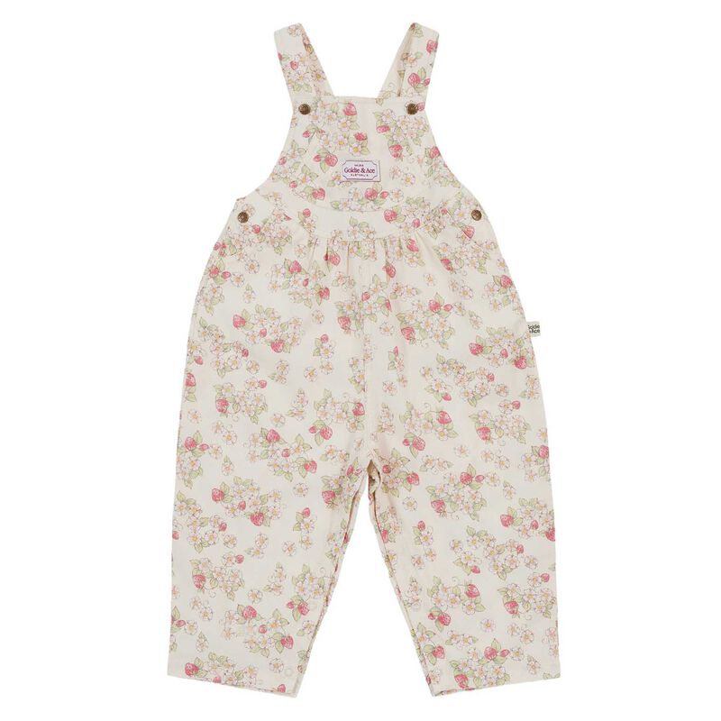 Goldie + Ace Strawberry Fields Goldie Vintage Overalls 1-2Y image number 0