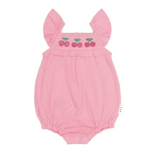 Huxbaby Cherry Emb Playsuit