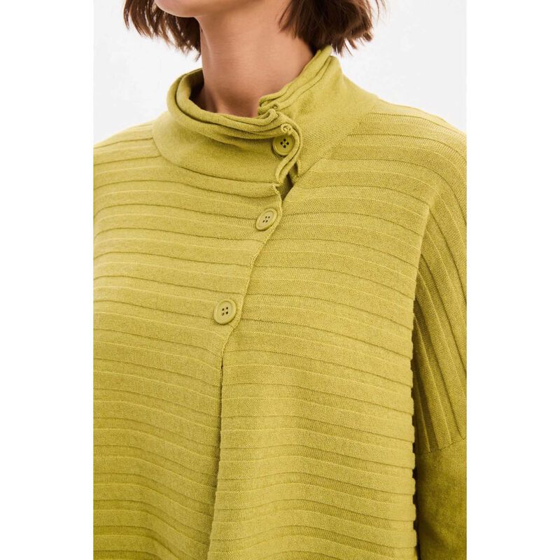 TIRELLI Cowl Neck Button Knit Jumper image number 6