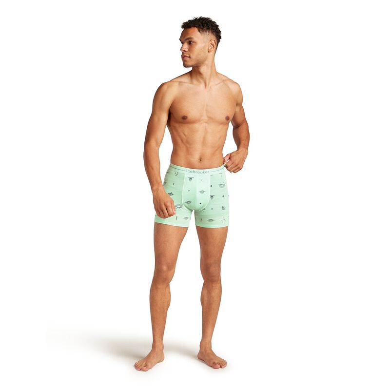 Icebreaker M Merino 150 Anatomica Boxers Explore More AOP image number 3