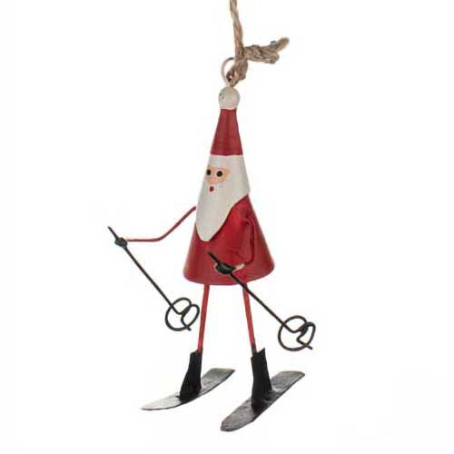 Shoeless Joe Mini Ski Santa