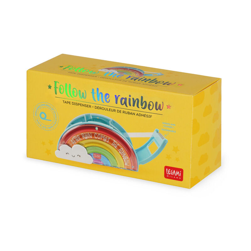 Legami Adhesive Tape Dispenser - Follow The Rainbow image number 2