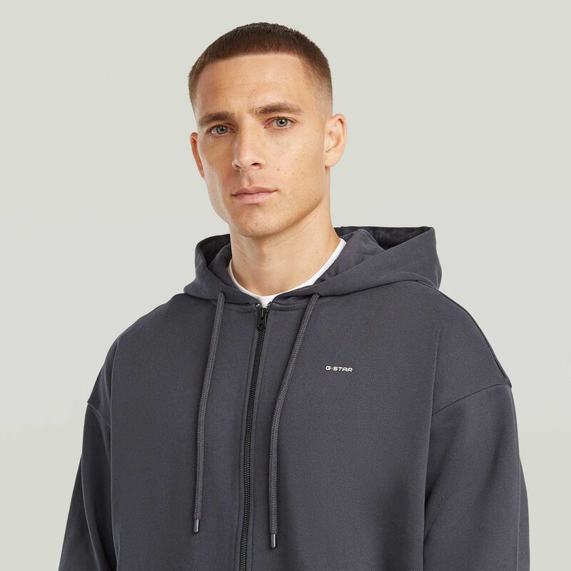 G-Star Back Gr Loose Hdd Zip Sweatshirt image number 2