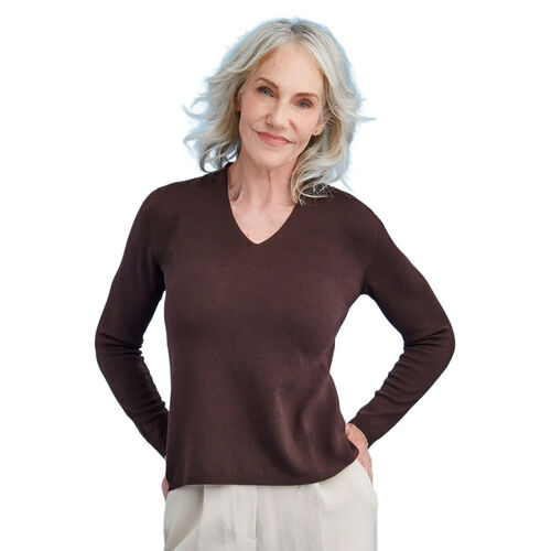 Royal Merino Classic High V Jumper