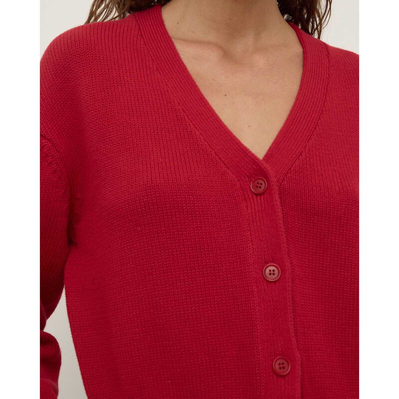 Assembly Label Meri Knit Cardigan Mulberry image number 2