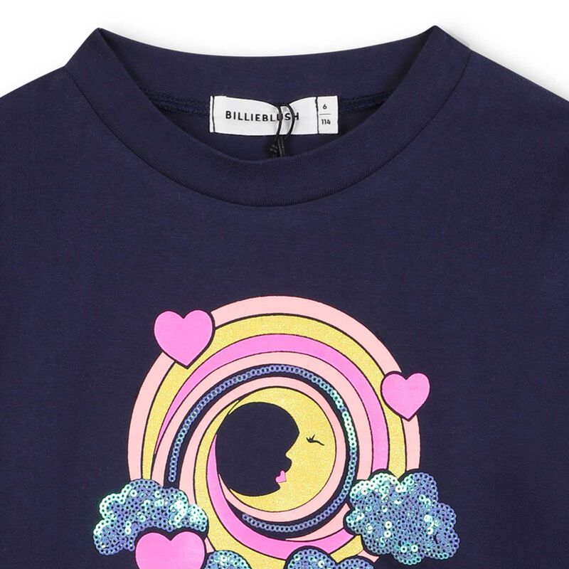 Billieblush LS Sequin Ink Tee 3Y-6Y image number 2