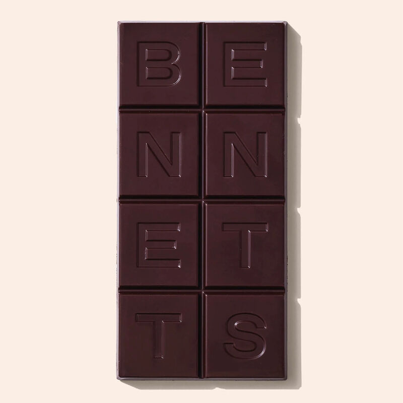 Bennetts of Mangawhai 80% Single Origin Uganda Dark Chocolate 60g image number 1
