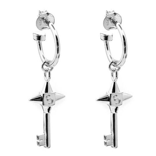 Stolen Girlfriends Club Love Key Anchor Earrings